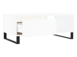 Mesa De Centro|vidaxl Mesa de centro 90x50x36,5 cm derivados de madeira Branco