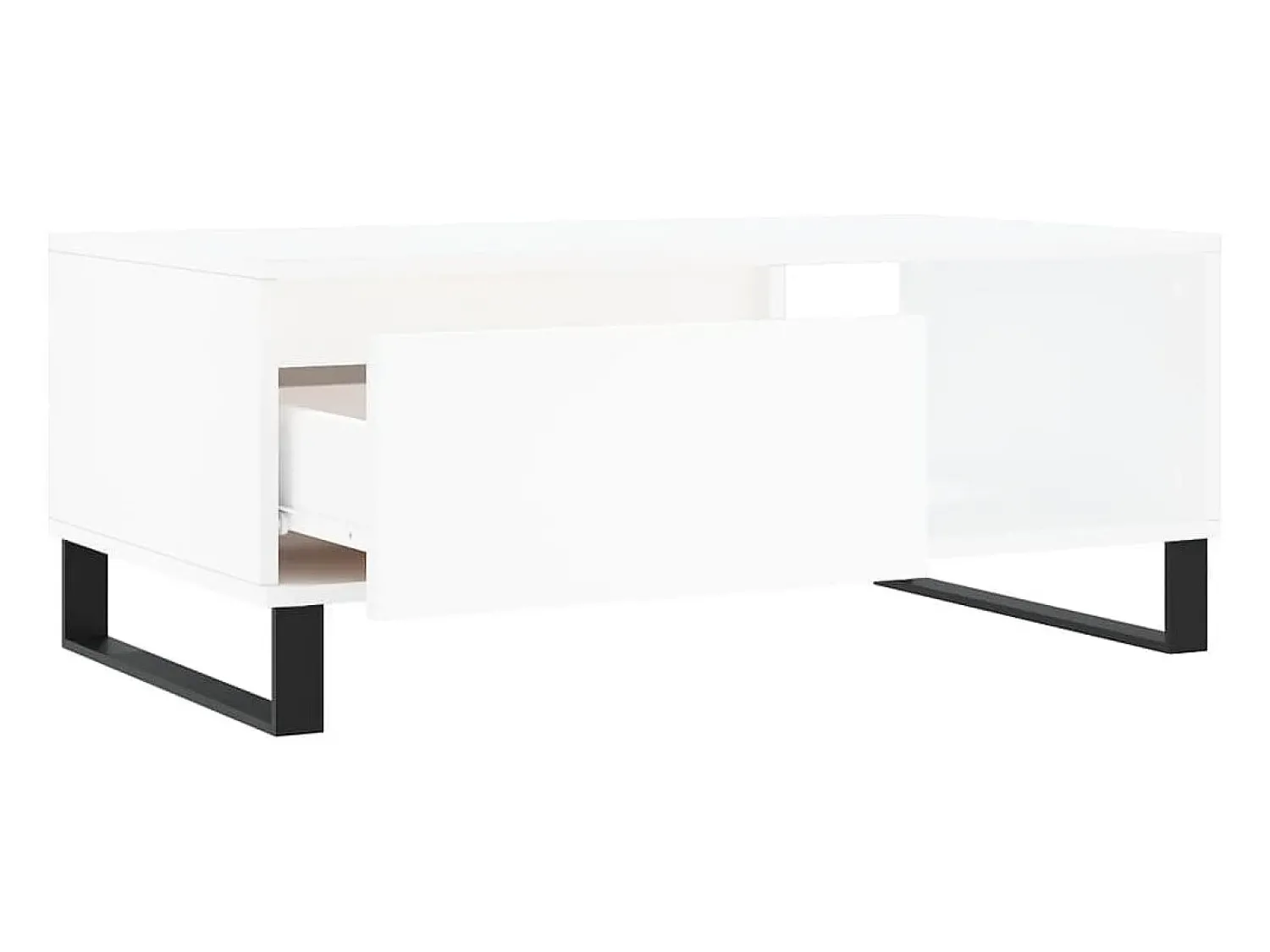 Mesa De Centro|vidaxl Mesa de centro 90x50x36,5 cm derivados de madeira Branco