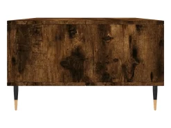 vidaxl Mesa de centro 104x60x35 cm derivados madeira carvalho fumado^ Mesa De Centro