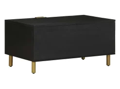 Best vidaxl Mesa de centro 80x50x40 cm derivados de madeira Preto