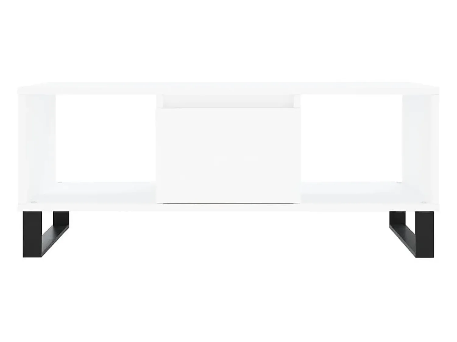 Mesa De Centro|vidaxl Mesa de centro 90x50x36,5 cm derivados de madeira Branco
