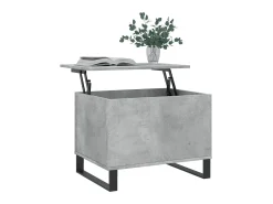 Mesa De Centro* Mesa de centro 60x44,5x45 cm derivados madeira cimento PT960396 Cinzento