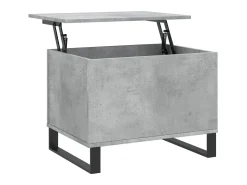 Mesa De Centro* Mesa de centro 60x44,5x45 cm derivados madeira cimento PT960396 Cinzento