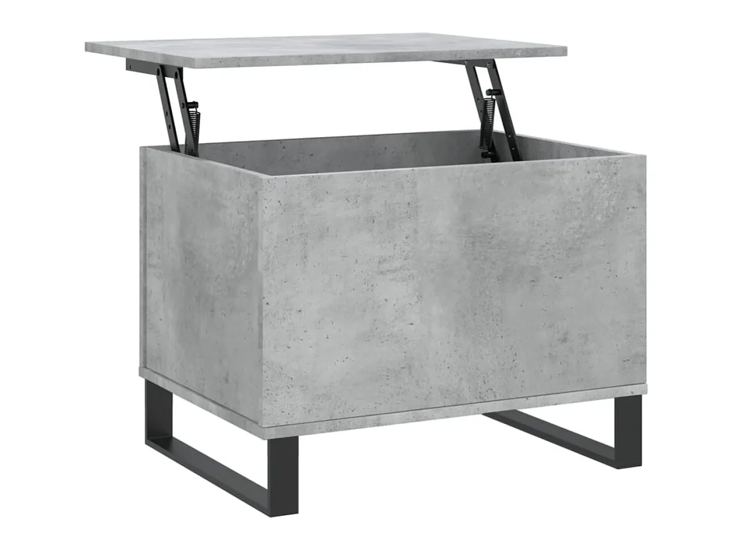 Mesa De Centro* Mesa de centro 60x44,5x45 cm derivados madeira cimento PT960396 Cinzento