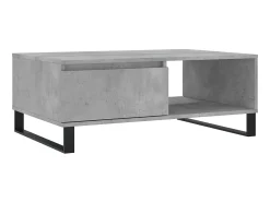 New Mesa de centro 90x60x35 cm derivados madeira cimento PT409921 Cinzento