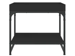 Mesa De Centro| Mesa de centro 49,5x49,5x45 cm derivados de madeira PT679227 Preto