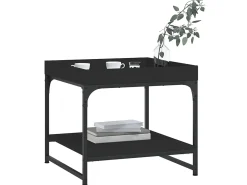 Mesa De Centro| Mesa de centro 49,5x49,5x45 cm derivados de madeira PT679227 Preto