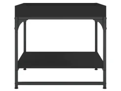 Mesa De Centro| Mesa de centro 49,5x49,5x45 cm derivados de madeira PT679227 Preto