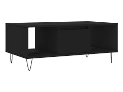 Mesa De Centro| Mesa de centro 90x50x36,5 cm derivados de madeira PT690531 Preto