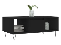 Mesa De Centro| Mesa de centro 90x50x36,5 cm derivados de madeira PT690531 Preto