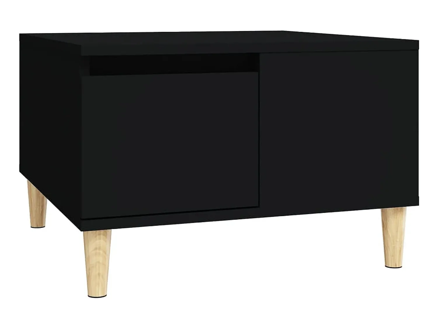 Sale Mesa de centro 55x55x36,5 cm derivados de madeira PT101040 Preto