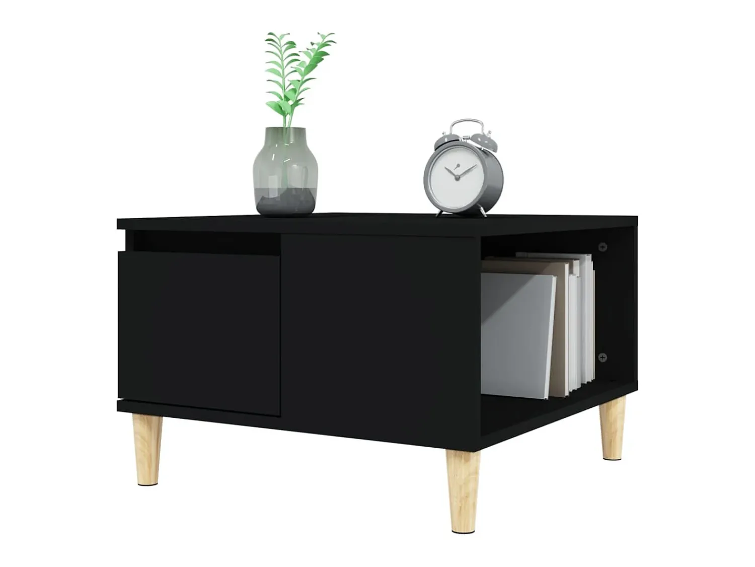 Sale Mesa de centro 55x55x36,5 cm derivados de madeira PT101040 Preto