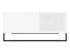 Mesa De Centro|vidaxl Mesa de centro 80x80x36,5 cm derivados de madeira Branco