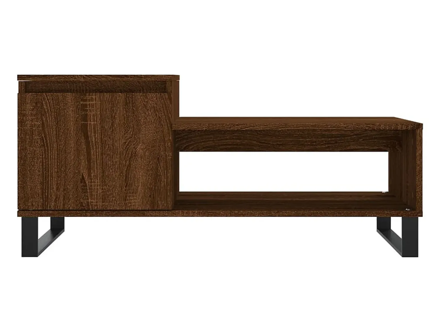 vidaxl Mesa de centro 100x50x45 cm derivados madeira carvalho castanho^ Mesa De Centro