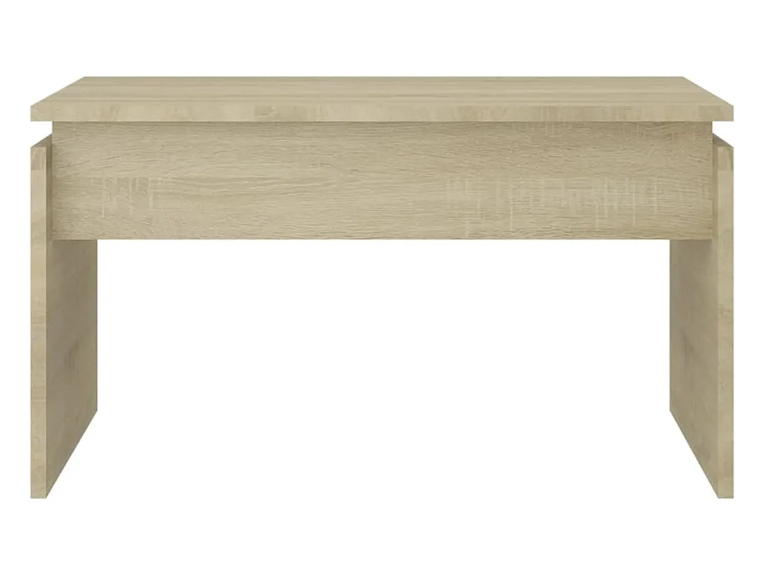 Mesa De Centro* Mesa de centro 68x50x38 cm derivados de madeira carvalho sonoma PT690511 Castanho