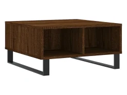 Mesa De Centro*vidaxl Mesa de centro 60x60x30 cm derivados madeira carvalho castanho Natural claro
