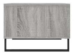 Mesa De Centro| Mesa de centro 60x50x36,5 cm derivados de madeira cinza sonoma PT169345 Cinzento