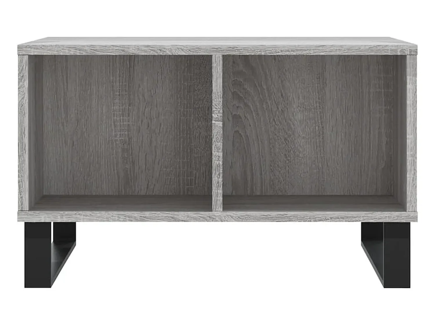 Mesa De Centro| Mesa de centro 60x50x36,5 cm derivados de madeira cinza sonoma PT169345 Cinzento