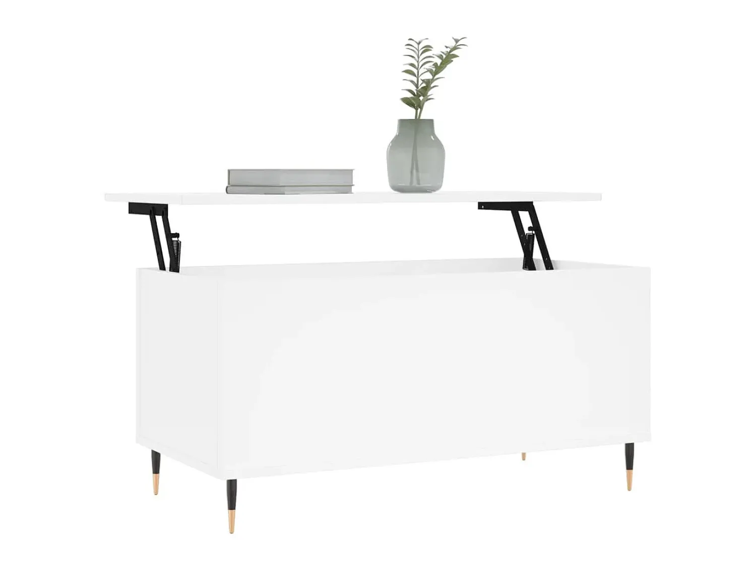 Mesa De Centro* Mesa de centro 90x44,5x45 cm derivados de madeira PT152175 Branco