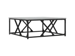 Mesa De Centro| Mesa de centro 70x70x30 cm derivados de madeira sonoma PT224141 Cinzento