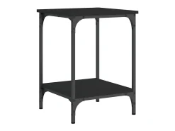 Mesa De Centro*vidaxl Mesa de centro 40x40x55 cm derivados de madeira Preto