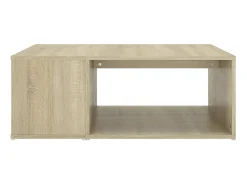 Mesa de centro 90x67x33 cm derivados de madeira carvalho sonoma PT579108 Castanho