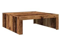 Mesa De Centro|vidaxl Mesa de centro 100x100x35 cm deriv. de madeira madeira velha Castanho