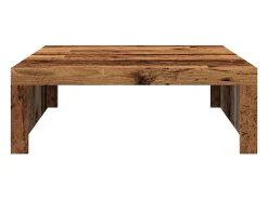 Mesa De Centro|vidaxl Mesa de centro 100x100x35 cm deriv. de madeira madeira velha Castanho