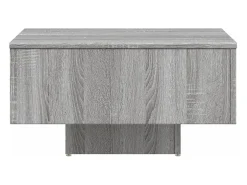 Best vidaxl Mesa de centro 60x60x31,5 cm derivados de madeira cinza sonoma Cinzento