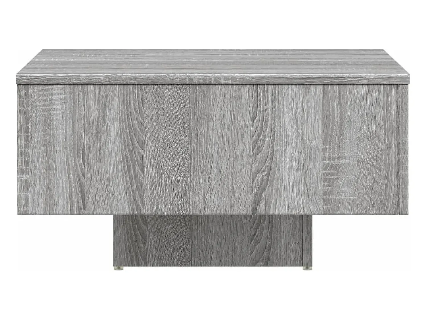 Best vidaxl Mesa de centro 60x60x31,5 cm derivados de madeira cinza sonoma Cinzento