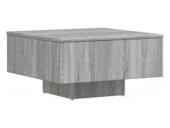 Best vidaxl Mesa de centro 60x60x31,5 cm derivados de madeira cinza sonoma Cinzento
