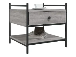 Mesa De Centro* Mesa de centro 50x50x50 cm derivados de madeira sonoma PT395350 Cinzento