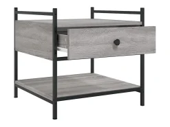 Mesa De Centro* Mesa de centro 50x50x50 cm derivados de madeira sonoma PT395350 Cinzento