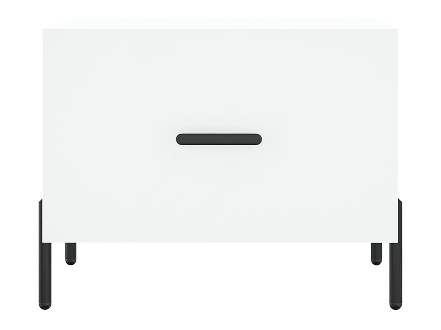 Mesa De Centro| Mesa de centro 50x50x40 cm derivados de madeira PT376983 Branco