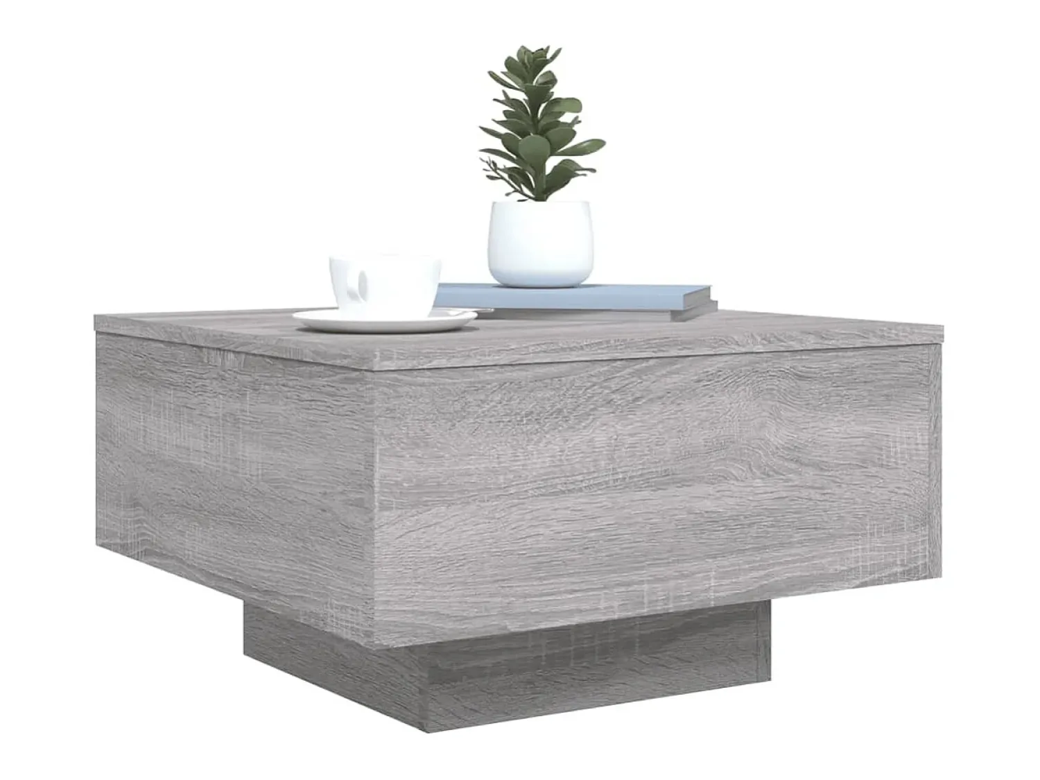 Mesa de centro 55x55x31 cm derivados de madeira sonoma PT746572^ Mesa De Centro