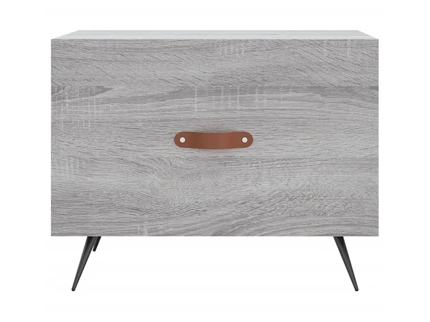 Mesa de centro 50x50x40 cm derivados madeira sonoma cinza PT325857^ Mesa De Centro