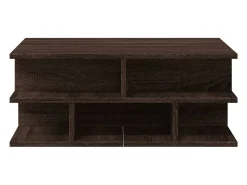 Mesa De Centro* Mesa de centro 70x70x29 cm derivados madeira carvalho PT494801 Castanho