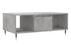 Mesa De Centro* Mesa de centro 90x50x36,5 cm derivados madeira cimento PT452295 Cinzento
