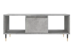 Mesa De Centro* Mesa de centro 90x50x36,5 cm derivados madeira cimento PT452295 Cinzento