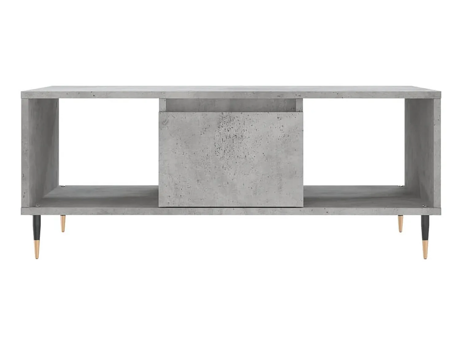 Mesa De Centro* Mesa de centro 90x50x36,5 cm derivados madeira cimento PT452295 Cinzento