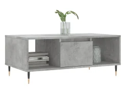 Mesa De Centro* Mesa de centro 90x50x36,5 cm derivados madeira cimento PT452295 Cinzento