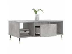 Mesa De Centro* Mesa de centro 90x50x36,5 cm derivados madeira cimento PT452295 Cinzento