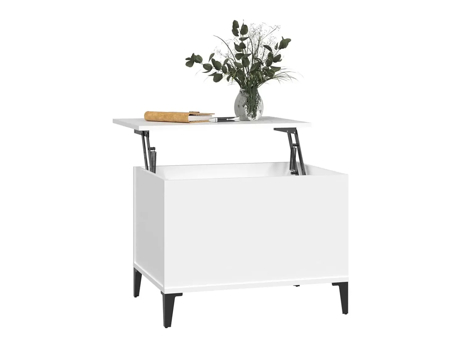 Mesa De Centro* Mesa de centro 60x44,5x45 cm derivados de madeira PT759739 Branco