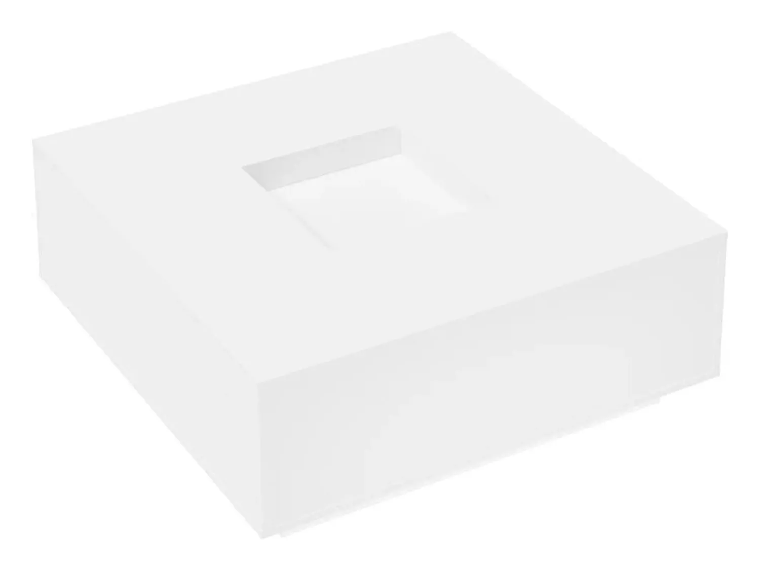 Online vidaxl Mesa de centro 100x100x40 cm derivados de madeira Branco