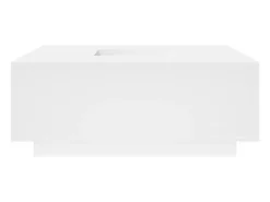Online vidaxl Mesa de centro 100x100x40 cm derivados de madeira Branco