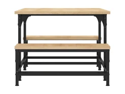 Mesa De Centro* Mesa de centro 100x50,5x40 cm derivados madeira carvalho sonoma PT954234 Castanho