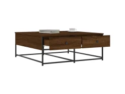 Online Mesa de centro 100x99x40 cm derivados madeira carvalho PT445801 Castanho