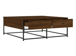 Online Mesa de centro 100x99x40 cm derivados madeira carvalho PT445801 Castanho
