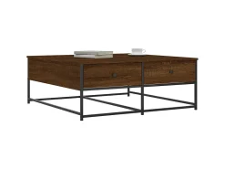 Online Mesa de centro 100x99x40 cm derivados madeira carvalho PT445801 Castanho
