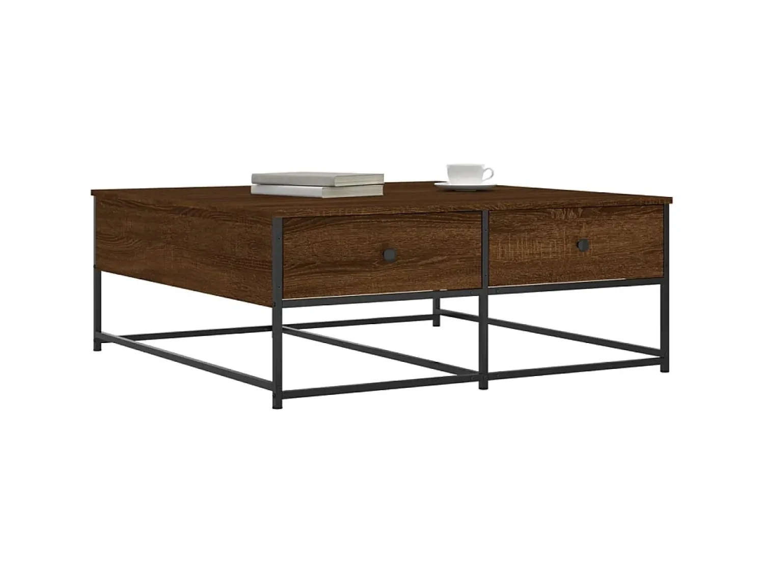 Online Mesa de centro 100x99x40 cm derivados madeira carvalho PT445801 Castanho